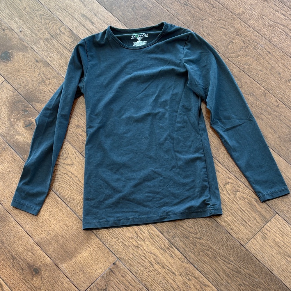 Exofficio Black Long Sleeve Shirt with Insect Repellent Shield